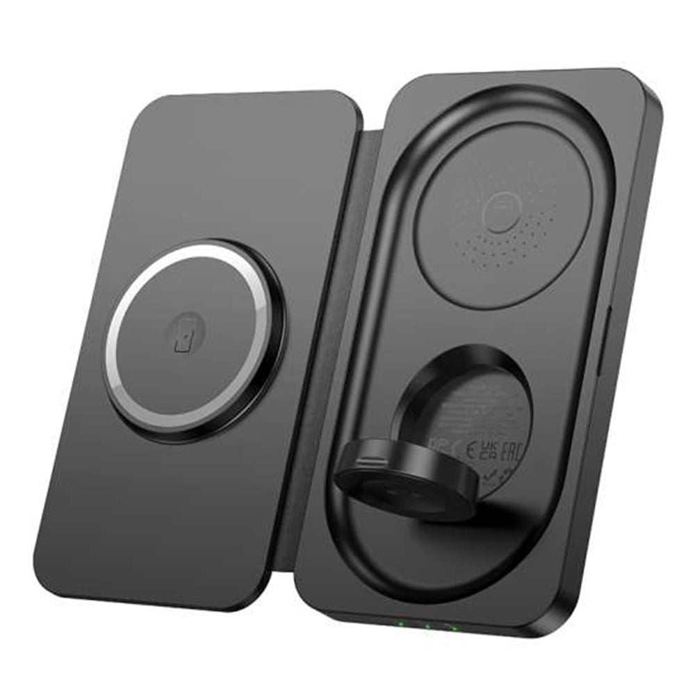 3 in 1 Magnetic Wireless Charger Folding Charging Pad Dock Station 3 in 1 Magnetic Wireless Charger Folding Charging Pad Dock Station